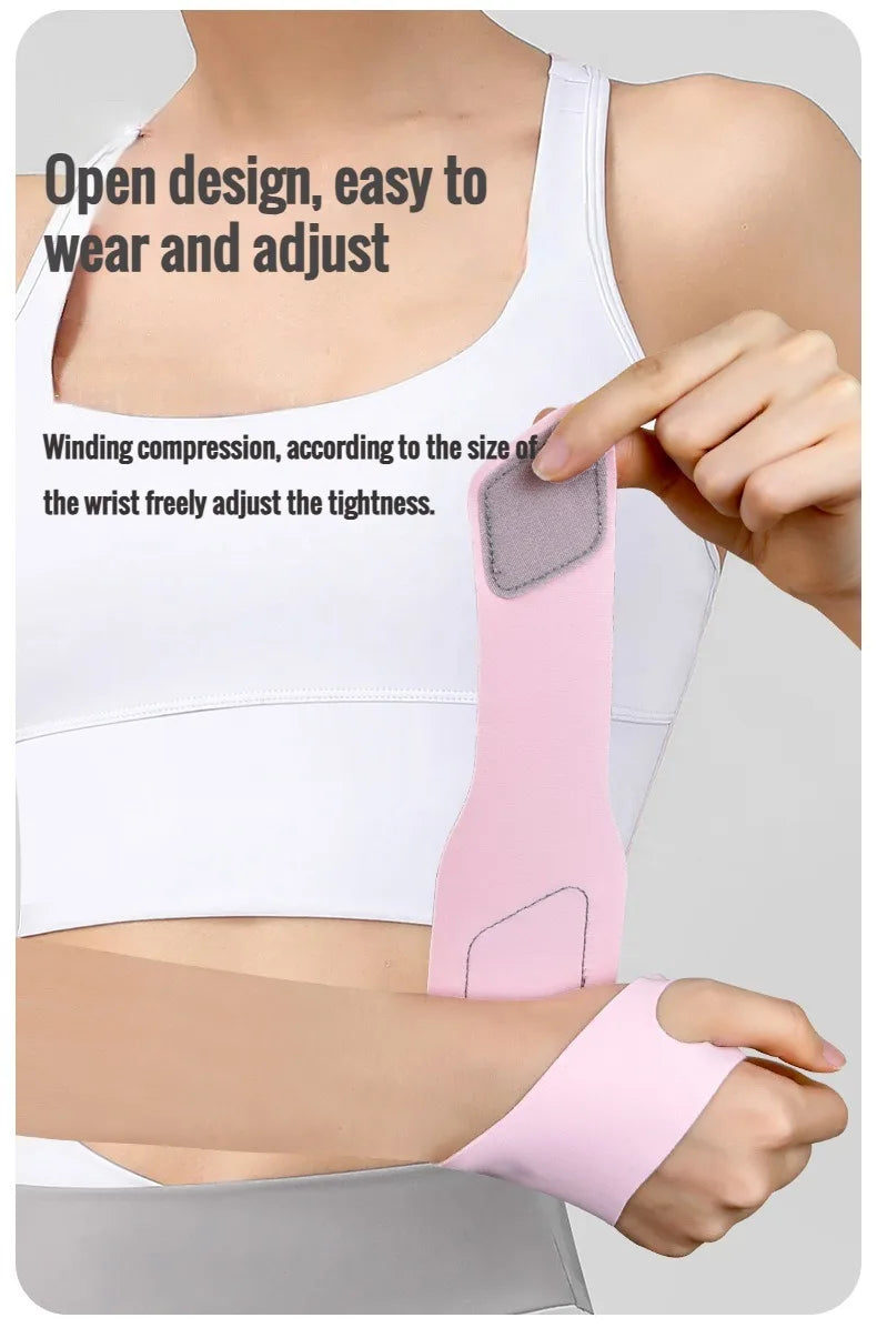 Fixed Spandex Sport Wrist Guard Wrist Sprain Tendonitis with Fastener Tape Wristband Ultra Thin Joint Brace  Fitness Sports Wrap