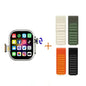 CD12 Smart Watch +1/4pcs Straps AMOLED 4G LTE smart watch with 180 ° rotary camera GPS WiFi SIM card slot health monitoring