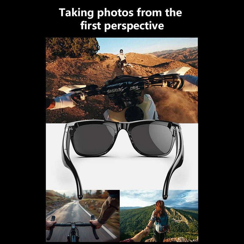 Lenovo AI Smart Bluetooth Glasses HD 6K 260Mah Multifunction Calling Translate Voice Assistant Music Player Camera Glasses 2026