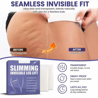 Leg & Buttock Lifting Invisible Thin Leg Stickers Firming Skin Tightening Tape Leg Hip Lifting Patch Thin Inner Sticker