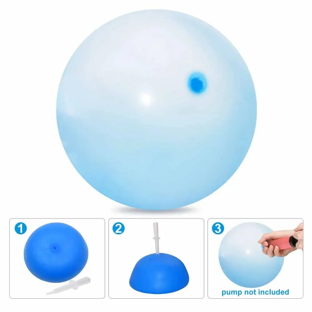 70cm Inflatable Bubble Ball Toy for Kids - Outdoor Water Filled Bouncy Ball Jumping Beach Pool Toys, Children's Birthday Gift