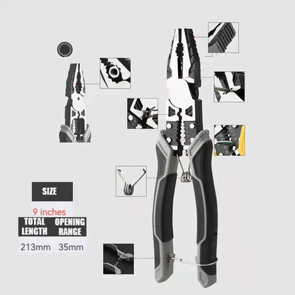 Universal Multifunctional Series: Diagonal Pliers, Needle Nose Pliers, Wire Cutters - Electrician Hardware Tools