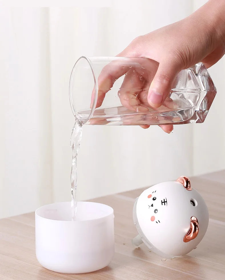 250ml New Desktop Humidifier With Colorful Atmosphere Light Cold Mist Aroma Diffuser Home Bedroom Humidifier Purifies