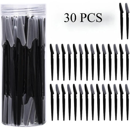 3/30/40Pcs Body Hair Removal Shaver Blades Eyebrows Shaping Knife Eyebrow Trimmer Makeup Beauty Tools Safe Eye Brow Razor Face