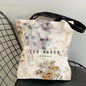 Fashion T-TED B-BAKERs Storage Bags Canvas Double-Sided Print Fashion Shoulder Tote Shopping Bag Gift Eco Handbags