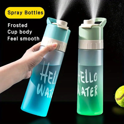 Large Capacity Spray Fog Water Bottle with Spray Mist Lightweight Portable Water Cooler Cool Down System Outdoor Activities