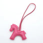 Pony Bag Charm, PU Leather Luggage & Car Pendant, Premium Versatile Travel Accessories