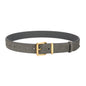 Luxury Suede Cowhide Leather Belt for Women, Vintage Style with Gold Buckle, 3.3cm Wide Waistband for Dresses & Jeans