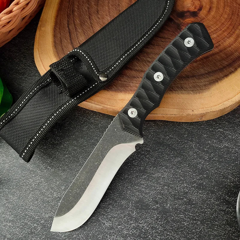 Forged Blade Butcher Knife Cleaver Boning Knife Multi-purpose Meat Chop Vegetable Fruit Fish Slicing Chef Kitchen Cutting Tools