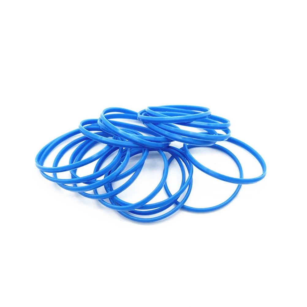 10pcs Microphone Grille Ring Rubber Suitable For Beta58a/87a Microphone Mesh Head Blue Rubber Microphone Ring Mesh Cover Ribbon