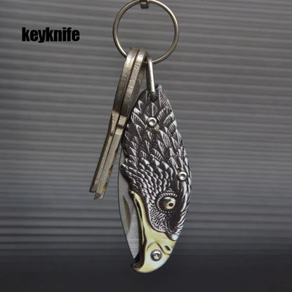 Folding Pocket Knife,Keychain Knife,army knife,gifts for father's day,Outdoor Survival, Scissors, Bottle Opener, Saw, All in One