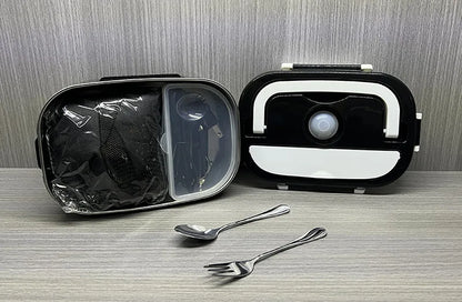 1.5L 60W Portable Electric Lunch Box,Leak Proof Design Car & Home Food Heater – Insulated Heated Lunch Container for Work Travel