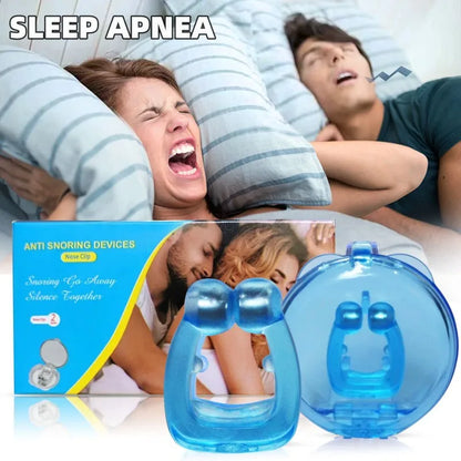 Anti Snoring Device Stop Snore Nose Clip Device Magnetic Anti Snoring Nasal Dilator Easy Breathe Improve Sleeping for Men/Women