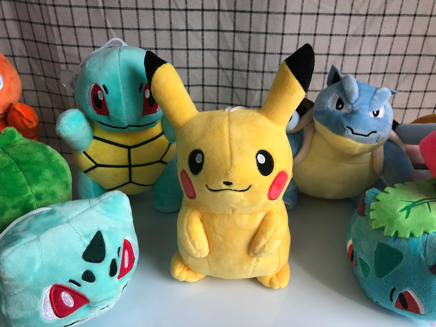 Pokemon Chikorita Cyndaquil Totodile Plush Pikachu Charmander Bulbasaur Peluche Charizard Gengar Eevee Family Stuffed Doll Gift