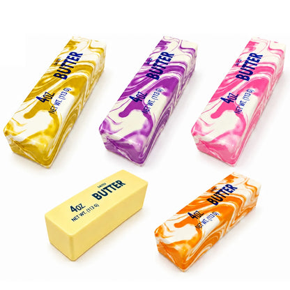Hot 2026 Butter Stick Squishy Squeeze Toy Soft Butter Stick Slow Rebound Stress Ball Fidget Toy Sensory Stress Relief Fidget Toy