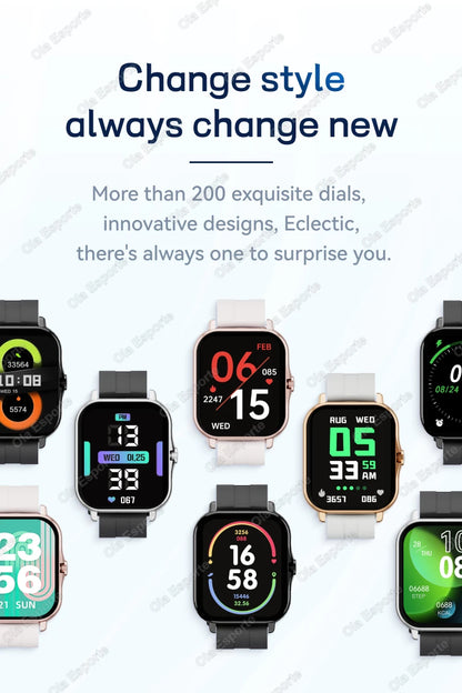 2026 New Smart Watch for Men Women Gift 1.83-inch Full Touch Screen Sports Fitness Watch Bluetooth Call Digital Smartwatch HW12