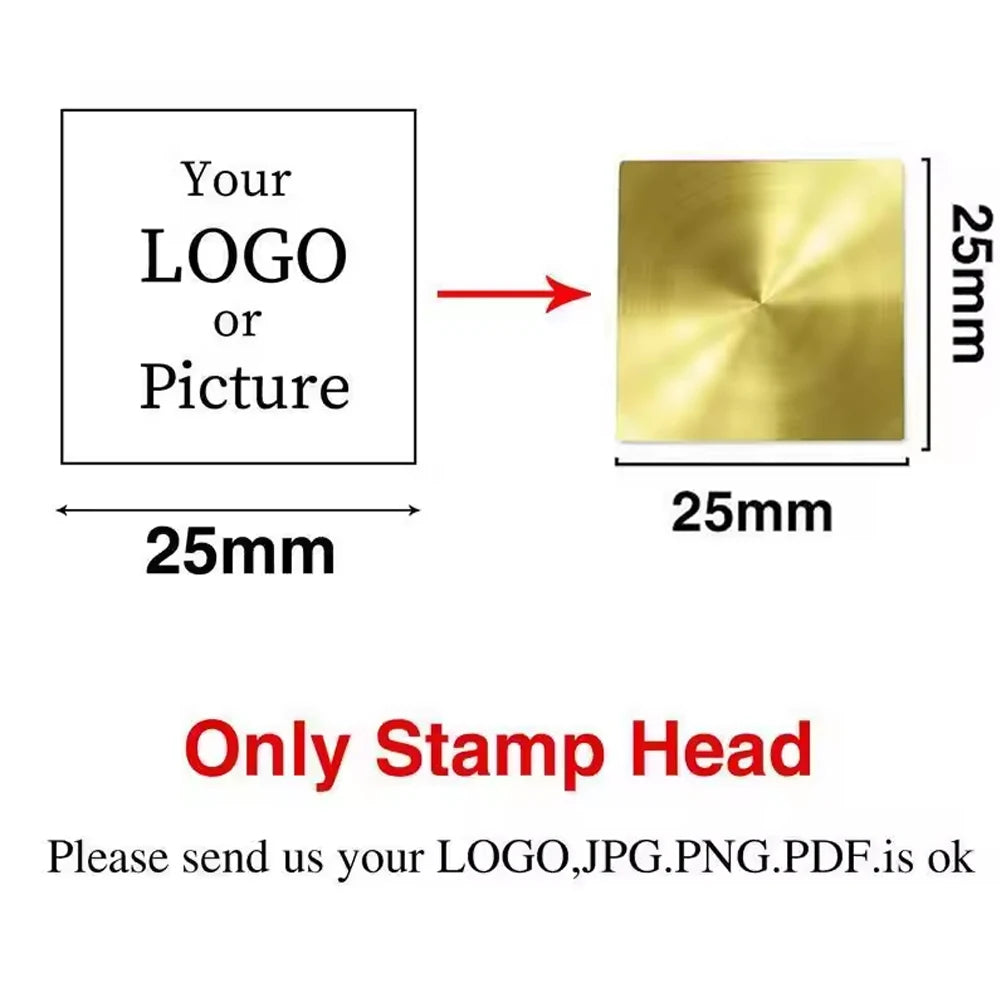 Logo Customize Clay Seal Set -22/25/30/35/40/50mm Customizable Pottery Design Craft Tool for Pottery Ceramic Custom Letter Stamp