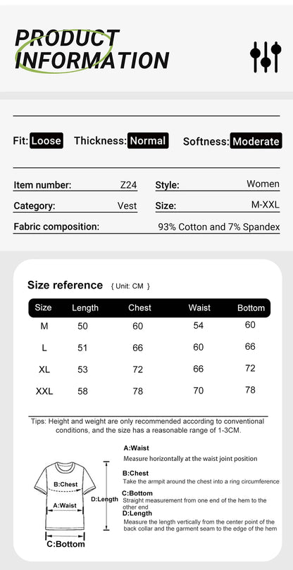Custom Graphic Logo Slim Women's Tank Top Summer Crewneck Thread high elasticity Clothing Trendy Sports Vest Fashion Vests