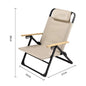 New Upgraded Kermit Chair 5 Gear Adjustable Angle Folding Chair Outdoor Camping High Back Chair Garden Recliner Fishing Chair
