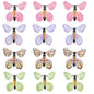 12PCS Magic Flying Butterflies Wind Up Toy Bookmark Greeting Rubber Band Powered Magic Prop,Surprise Gift Wedding,Birthday,Party
