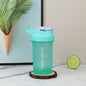 300ml Portable Protein Shaker Bottle, Leak Proof Water Bottle for Gym Outdoor Fitness Training, Sport Mixing Cup