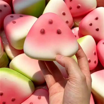 1pc Squishy Watermelon Fidget Toy Anti-Stress Slow Rising Fruit Pinch Squeeze Stress Reliever Funny Pressure Reducer Prop