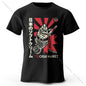 Japanese Foodie Print 100% Cotton T-Shirt, Soft & Breathable Round Neck Short Sleeve Tee, Unisex Cute & Cultural Style
