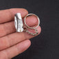 Mini Folding Knife Pendant Keychains Outdoor Hiking Camping Portable Penknife Keyrings Peel Fruit Tools Small Gifts Souvenir