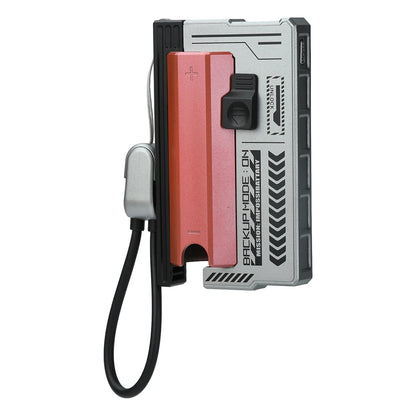 1 Section Welding Free 21700 Mobile Power Case PD 20W Fast Charging Built-In Cable Detachable Power Bank DIY Battery Box