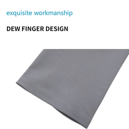 A Pair Outdoor Sports Cycling Summer Sunscreen Ice Feeling Long Gloves