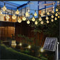 5/6.5/12M Solar Bubble Ball String Light Outdoor Lighting Waterproof 8 Functions Halloween Christmas Holiday Decorative Lamp