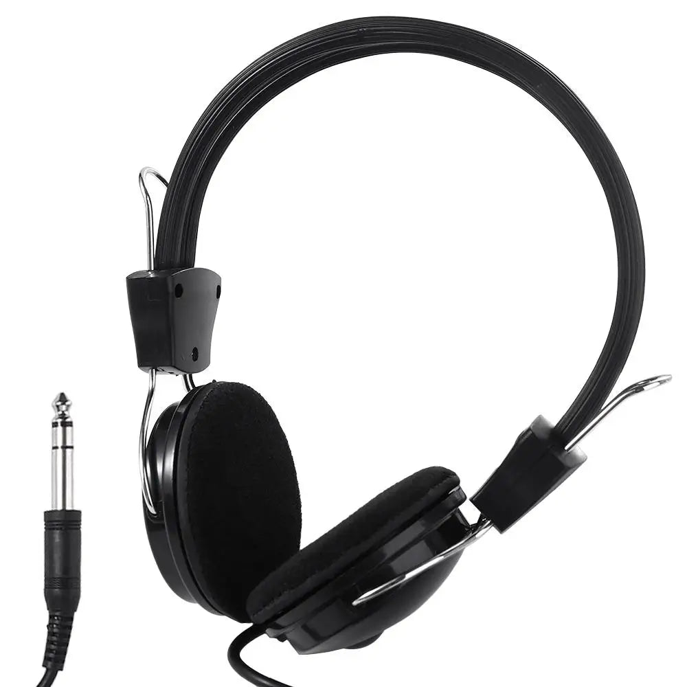 6.5mm Music Earphone Headphone Wired Headset Handfree Earphones for Electric Piano Earphone with Wire Electric Guitar
