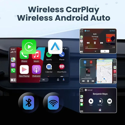 CarRocket 2in1 Wireless CarPlay Dongle Android Auto Adapter AI Smart Box Car Intelligent Systems for Car with Wired CarPlay