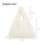 Canvas Cotton bag grocery handbag Foldable Fabric tote bag portable Storage organizer Shopping bag for woman Cloth organizer bag