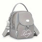 1pc Heart Love Print Shoulder Bag Women's Casual Mini Crossbody Bag Adjustable Good Capacity Small Handbag Girls Crossbody Bag