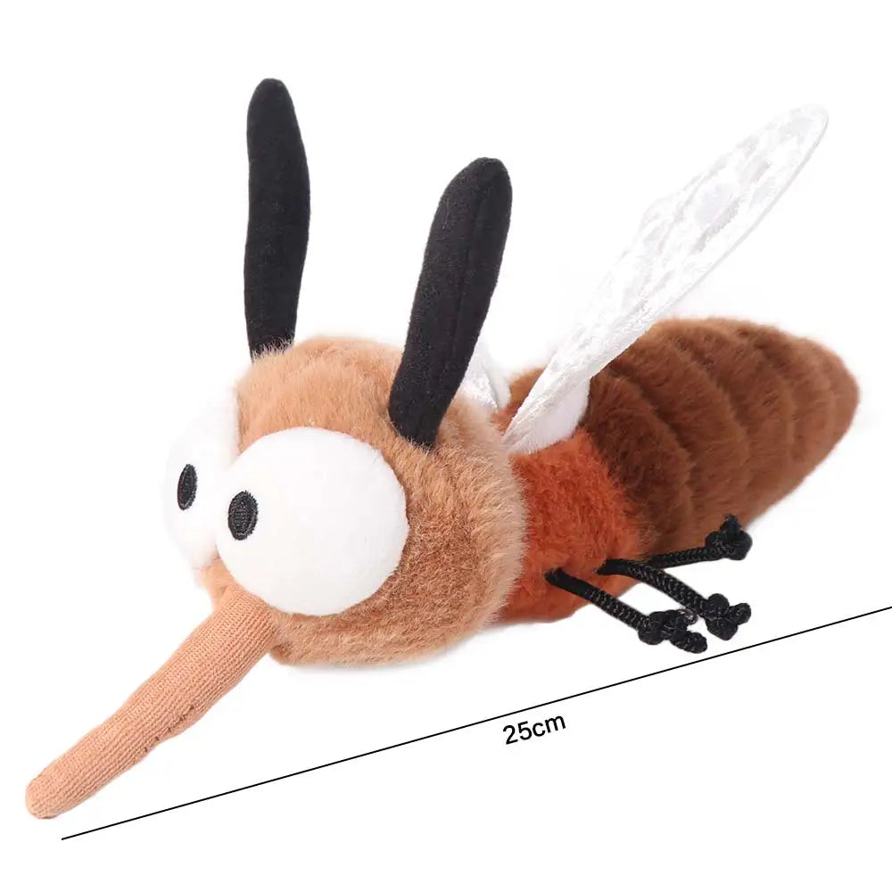 Stuffed Animal Mosquito Plushie Home Decoration Funny Insect Mosquito Insect Toy 25CM Cartoon Stuffed Mosquito For Children