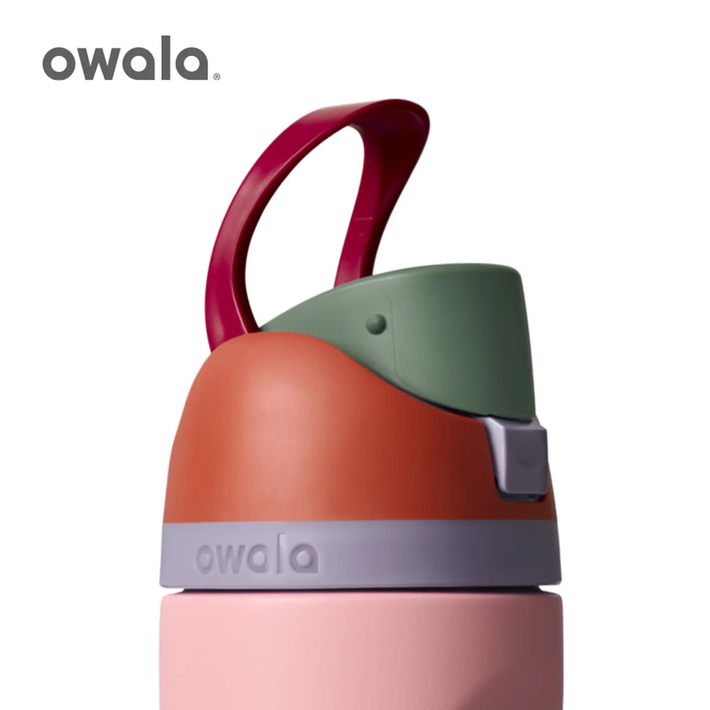 Owala portable cup, one handed open lid, large capacity water cup, straw cup, insulated cup, 710mL | Sugar High