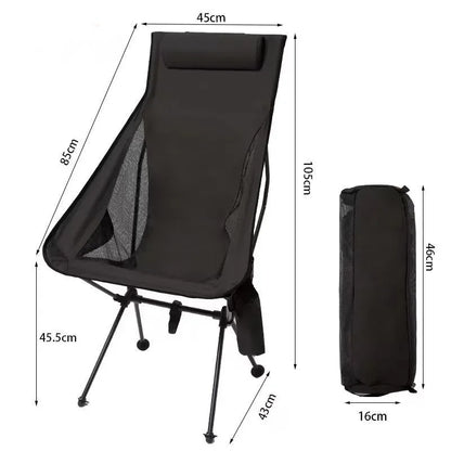 Outdoor Camping Chair Fishing Ultralight Folding Chair Camping Supplies Removable Lightweight Beach Travel Picnic Portable Chair