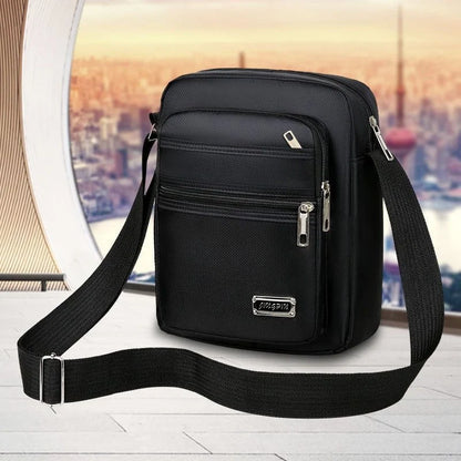 Waterproof Men Crossbody Bags Male Nylon Shoulder Bags Boy Messenger Bag Man Handbags For Travel Casual Large Satchel Grey Bags