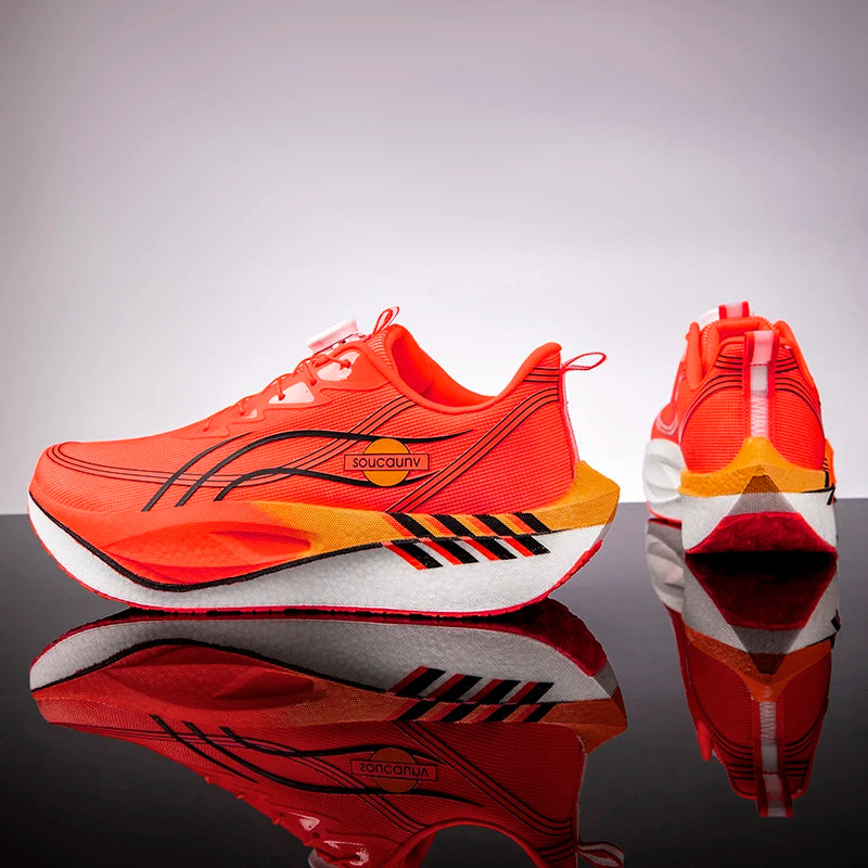 Running Shoes Professional Fitness Carbon Board Men's Sports Marathon Lightweight Women's Comfortable Non Slip Sports Shoes