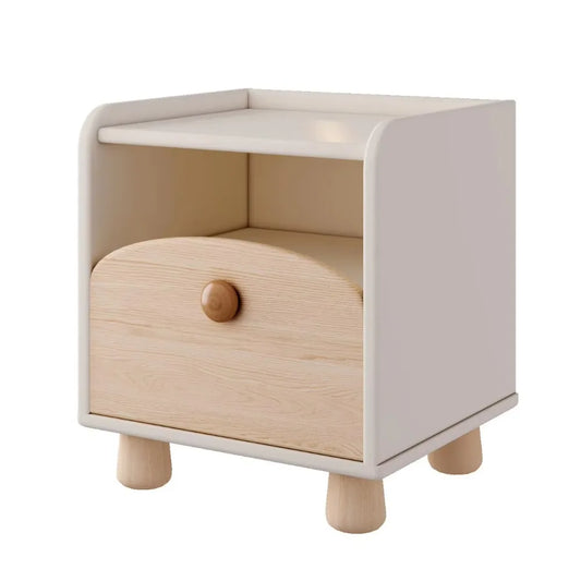 Modern Wooden Nightstand Dresser With Drawers Bedside Cabinet For Boys And Girls Bedroom Home Or Hotel Furniture Set Use