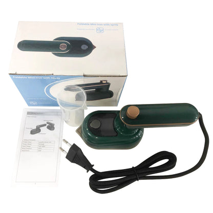 Mini Handheld Steam Iron 170° Rotating High-Temperature 180°C Portable Garment Steamer Wet & Dry Ironing Machine for Home&Travel