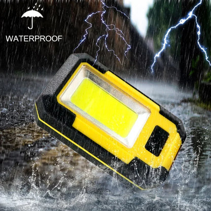 4000MaH Rechargeable Work Light 30W Super Bright COB Flashlight With Magnetic Portable Outdoor Power Bank Camping Emergency Lamp