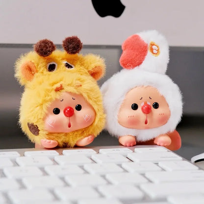Cute OYO Bear Mini Crawling Animal Party Series Blind Box Trendy Toys Figurine Collection Desktop Ornament Mystery Box Gifts