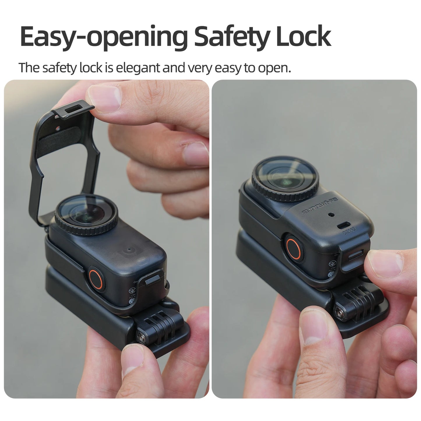 Sunnylife Accessories For DJI Osmo Nano Backpack Clip Magnetic Holder Mount Len Case Bag Protection Expansion Bracket Silicone