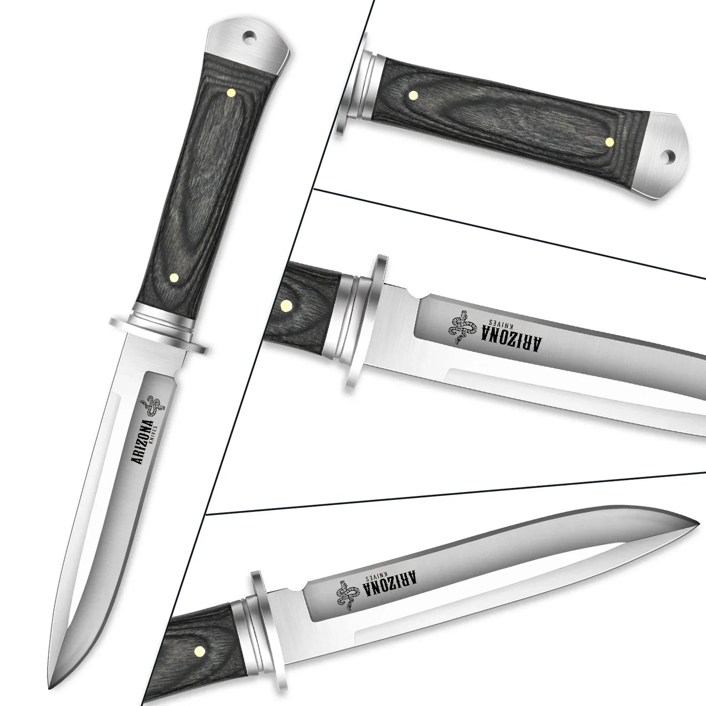 New Heavy-Duty Multi-Purpose Kitchen Knife 5Cr13 Stainless Paring Knife, Ergonomic Pakkawood Handle High-End Utility Knife Tool