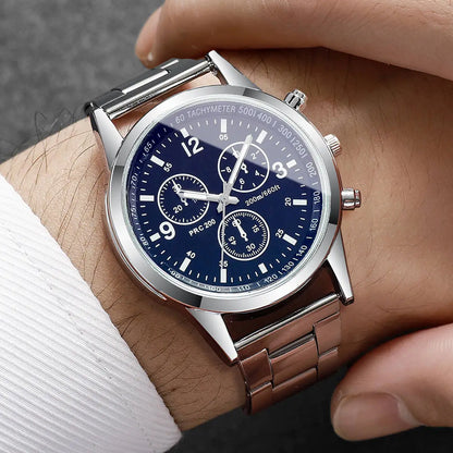 1/2PCS Fashion Men's Watches Set Casual Analog Quartz Business Watch Men Wristwatch Reloj Hombre（Without Box）