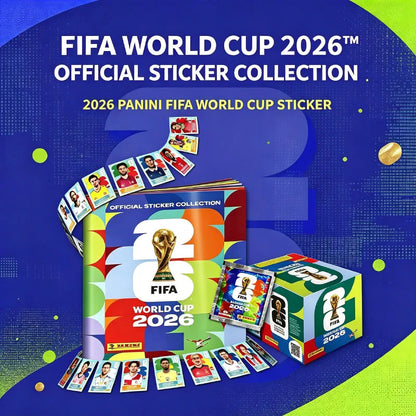 Genuine 2026 FIFA World Cup Panini Original Stickers International Version Rare Collection Football Fan Souvenir Present