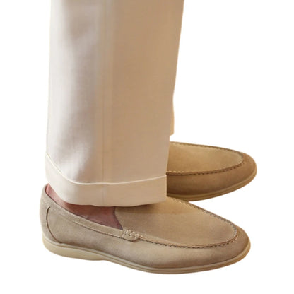 26 Men summer casual loafers made of suede, slip-on pull-on design, easy to wear and take off.LF1246