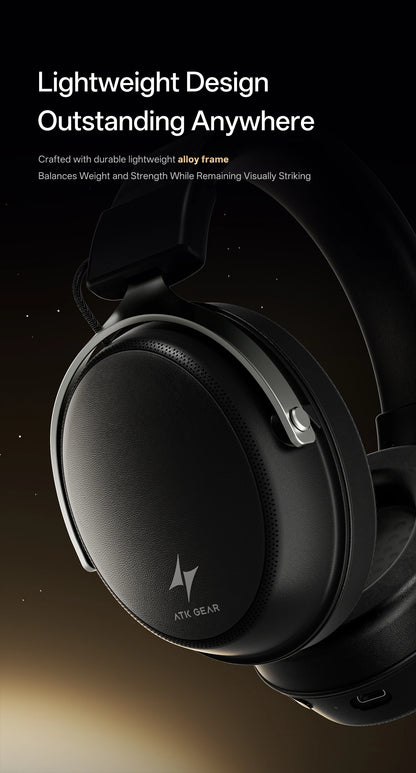ATK N9 Ultra eSports Gaming Wireless Headset with Mic for PS5 PS4 PC Microphone Virtual 7.1 Surround Noise Reduction Headset